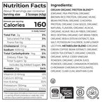 Organic Protein Powder + Metabolism Blend Vanilla Bean