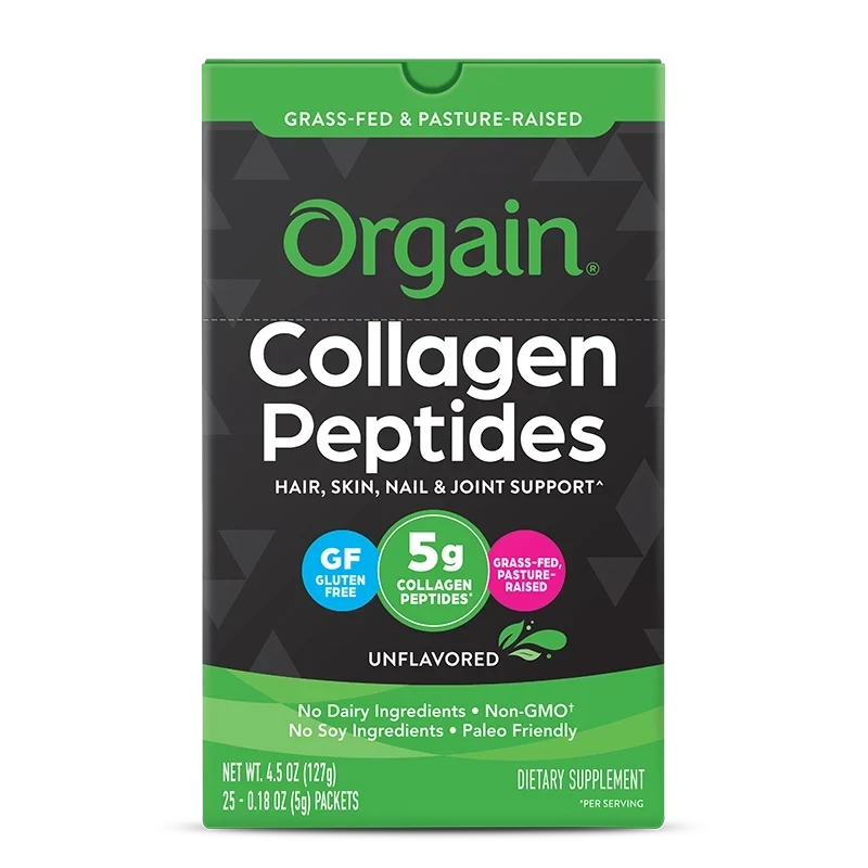 Grass Fed Pasture Raised Collagen Peptides 25 Ct Stick Pack